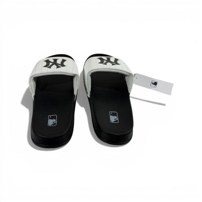 ⚾ New York Yankees Mono Slides – White & Black Edition 🤍🖤
