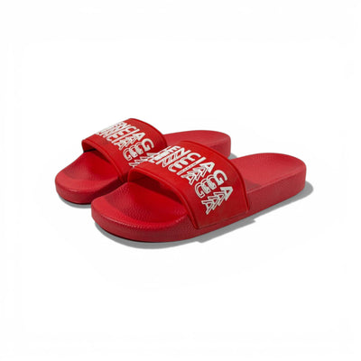 🔴 Balenciaga Logo Slides – Red Statement Edition ❤️✨