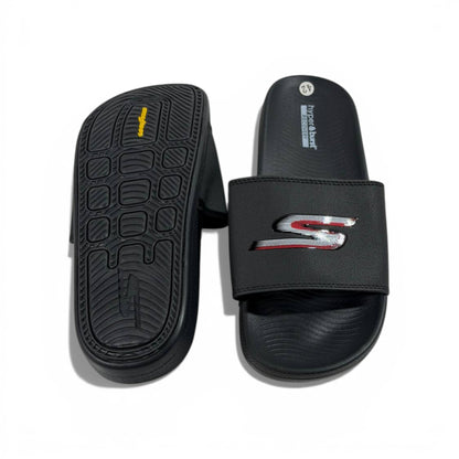 ⚡ Skechers Sport Slides – Black Performance Edition 🖤🔥