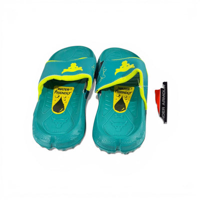 🟢 Under Armour Slides – Green Performance Edition 💪🔥