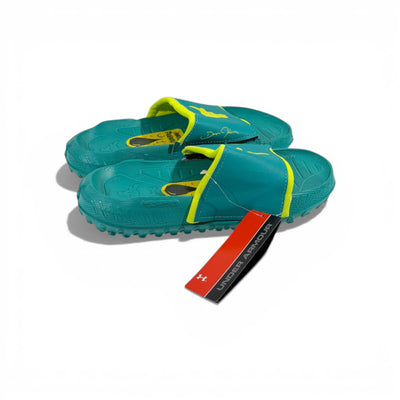 🟢 Under Armour Slides – Green Performance Edition 💪🔥