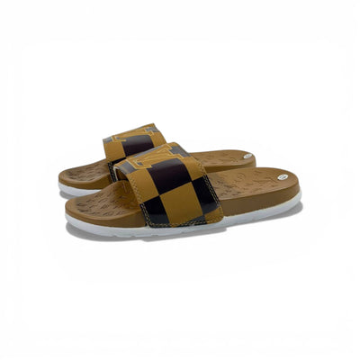 🤎 Louis Vuitton Slides – Damier Brown Edition 👑✨