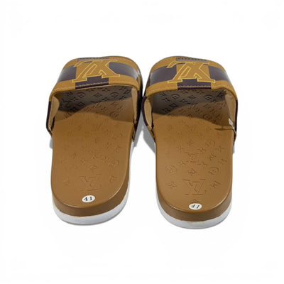 🤎 Louis Vuitton Slides – Damier Brown Edition 👑✨
