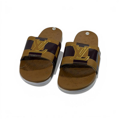 🤎 Louis Vuitton Slides – Damier Brown Edition 👑✨