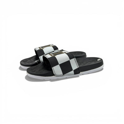 🖤 Louis Vuitton Slides – Damier Black & White Edition 👑✨