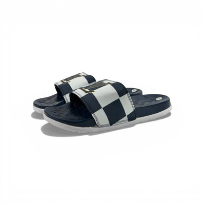 🔵 Louis Vuitton Slides – Damier Navy Edition 👑✨