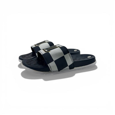 🔵 Louis Vuitton Slides – Damier Navy Edition 👑✨