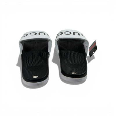 🤍 Gucci Slides – White Signature Edition 👑✨