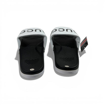 🤍 Gucci Slides – White Signature Edition 👑✨