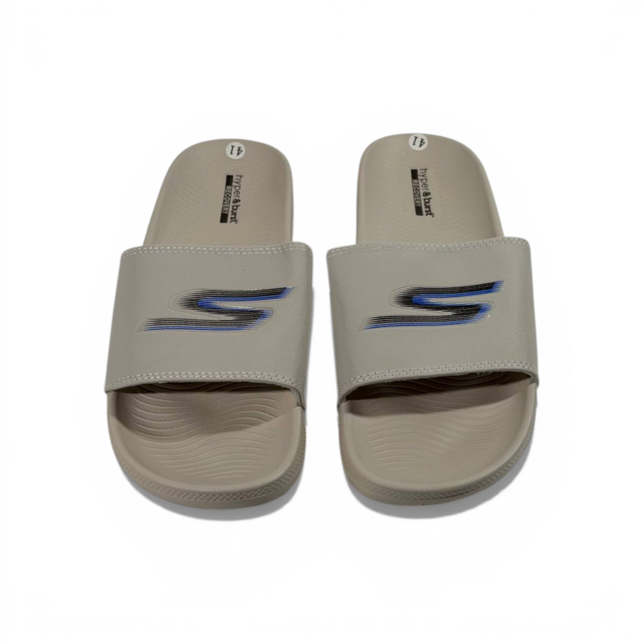 🤍 Skechers Slides – Hyper Burst Comfort Edition ☁️✨