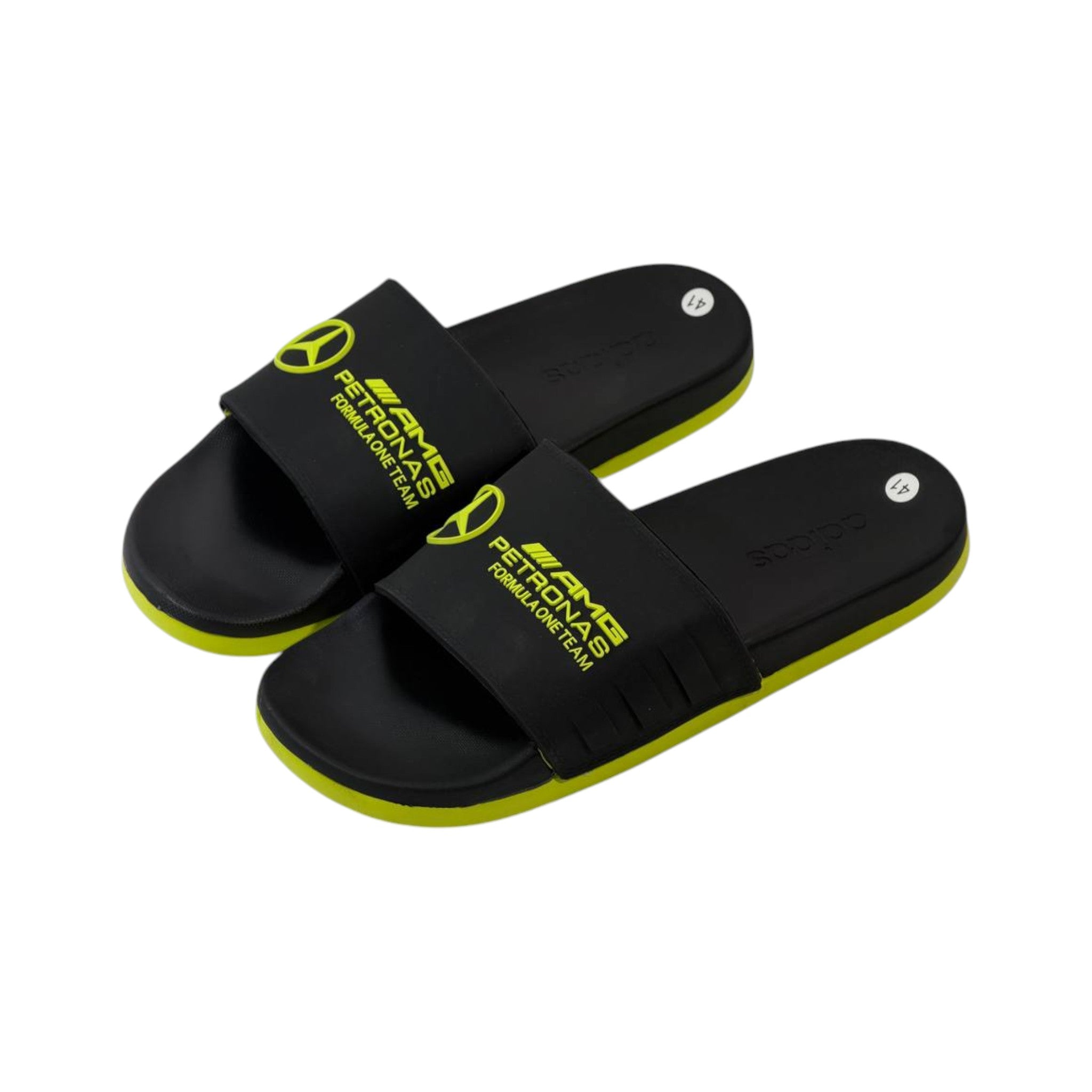 🏁 Mercedes-AMG Petronas F1 Team Slides – Race-Inspired Comfort & Style