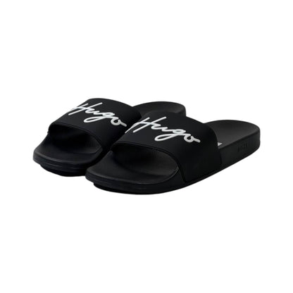 🖤 Hugo Signature Slides – Minimal Design, Maximum Comfort