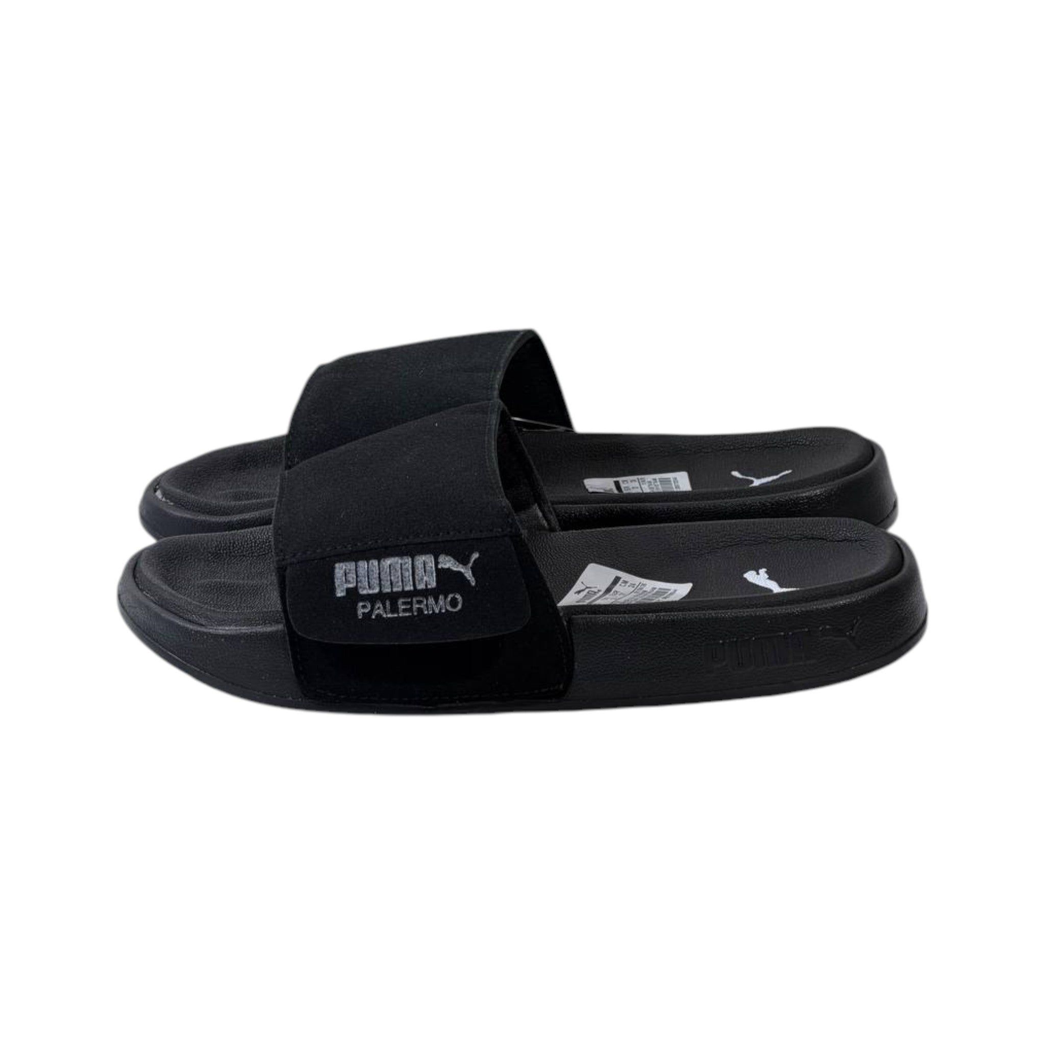 🖤 Puma Palermo Premium Slides – Timeless Comfort, Effortless Style