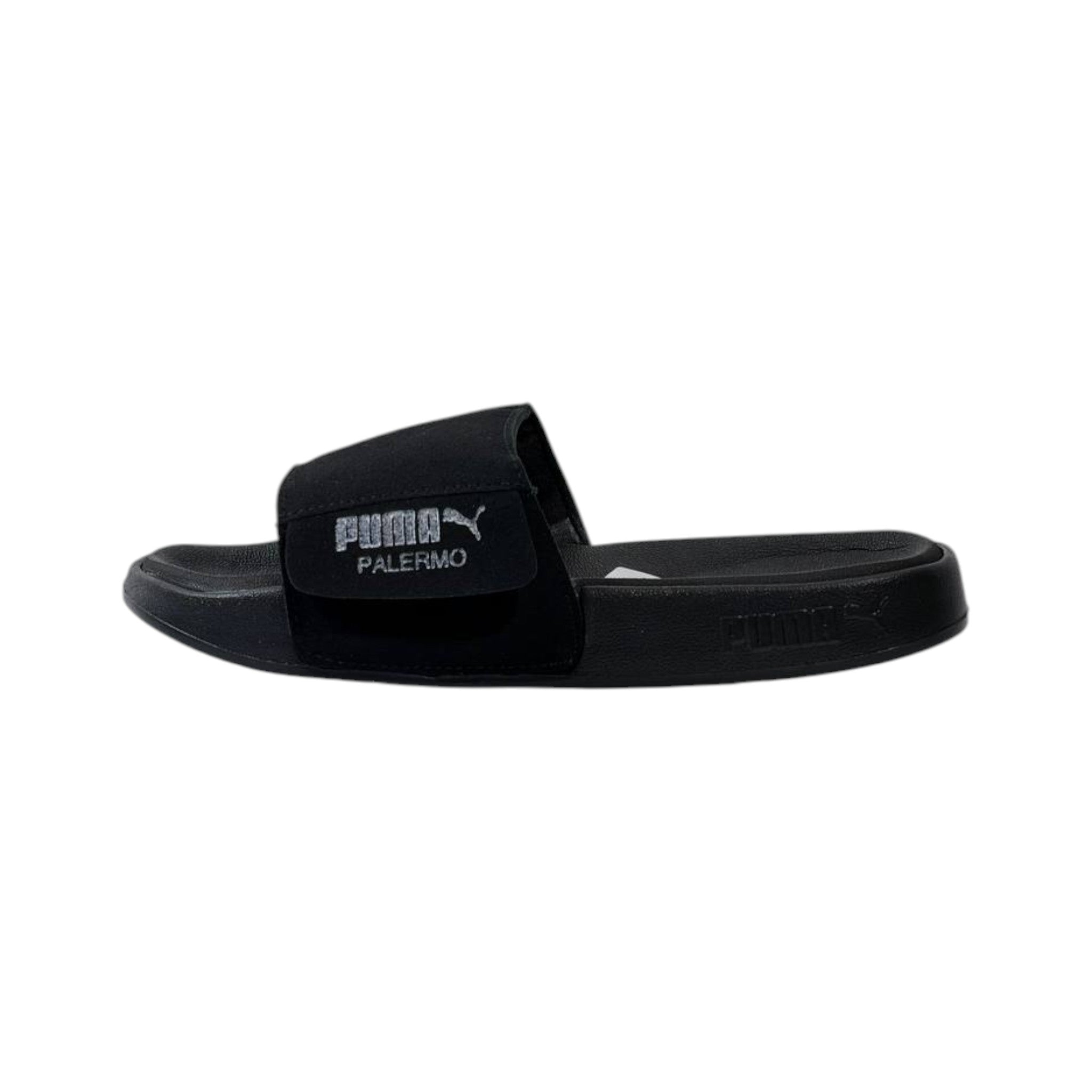 🖤 Puma Palermo Premium Slides – Timeless Comfort, Effortless Style
