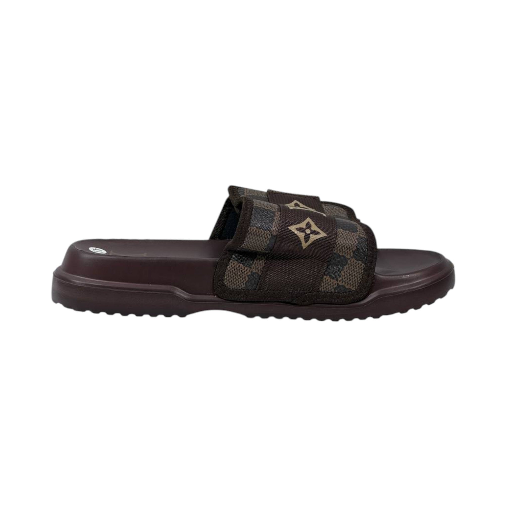 🟤 Louis Vuitton Damier Comfort Slides – Luxury Monogram Edition