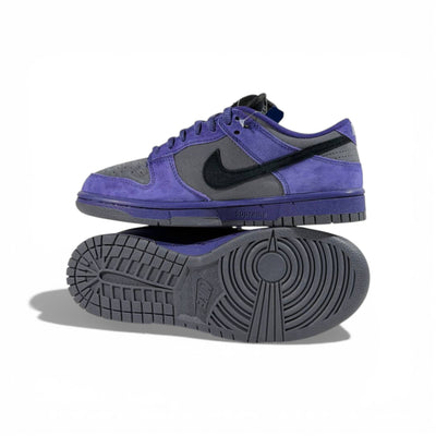 Nike Dunk Low Purple & Grey Sneakers 👟💜🔥 Streetwear Skate Style Shoes – Women & Men Fashion Trainers ✨