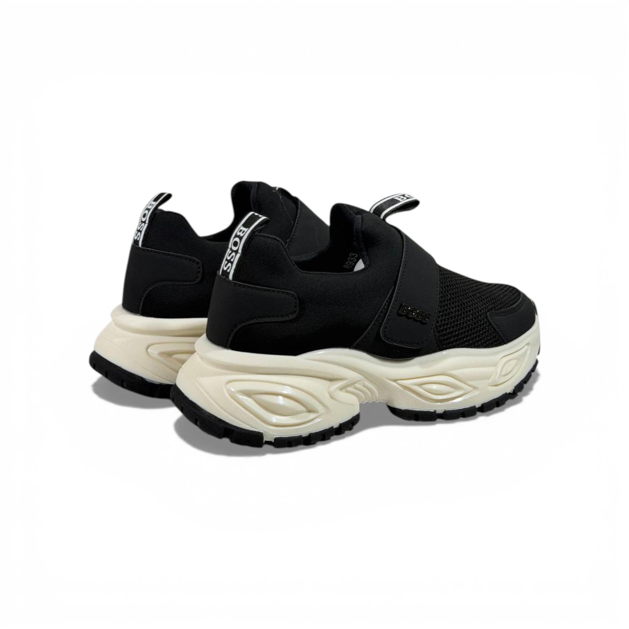 BOSS Black Chunky Sneakers 👟🖤🔥 Luxury Slip-On Sport Shoes – Modern Designer Lifestyle Trainers ✨