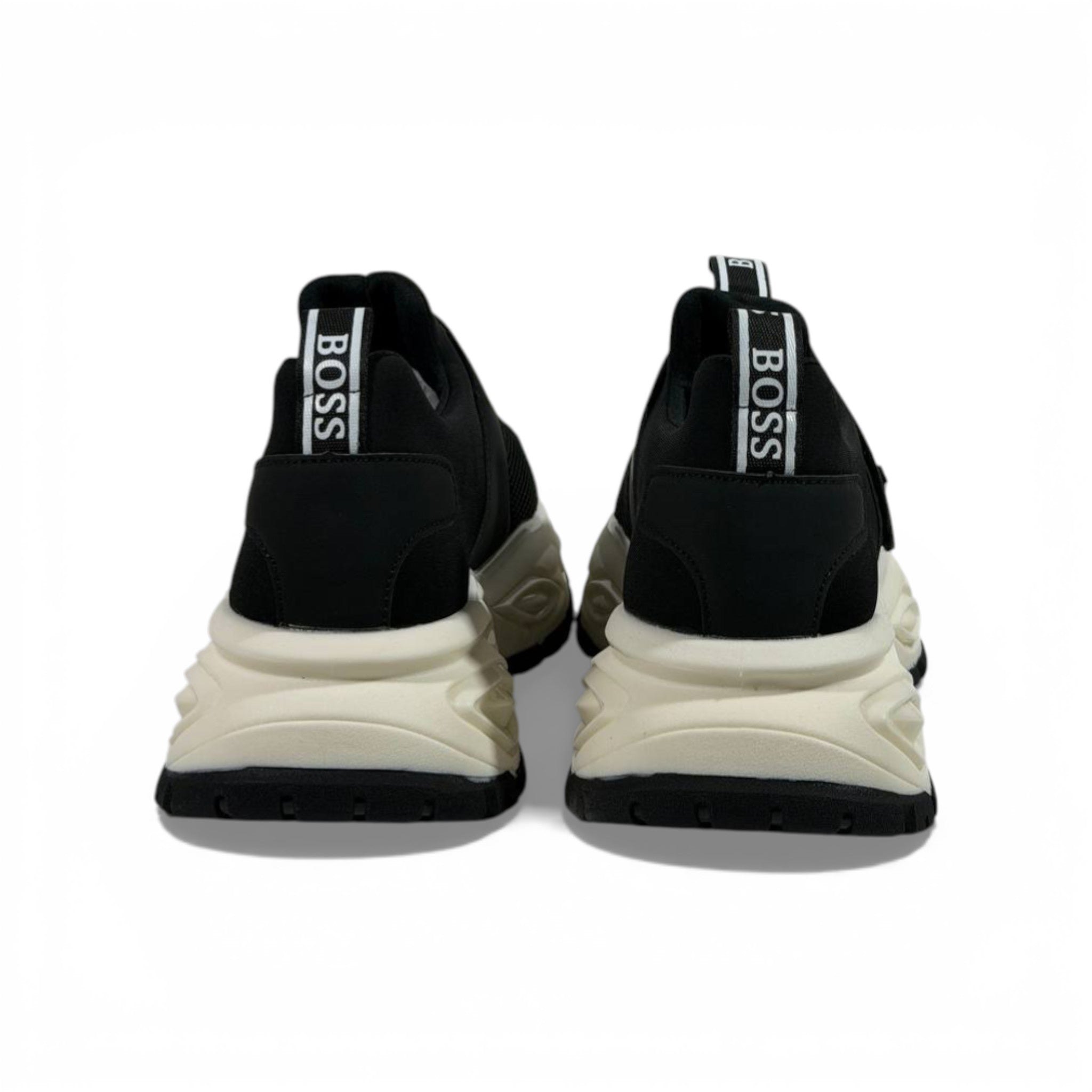 BOSS Black Chunky Sneakers 👟🖤🔥 Luxury Slip-On Sport Shoes – Modern Designer Lifestyle Trainers ✨