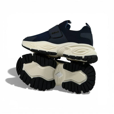 BOSS Navy Chunky Sneakers 👟🔵✨ Luxury Slip-On Sport Shoes – Premium Designer Lifestyle Trainers 🔥