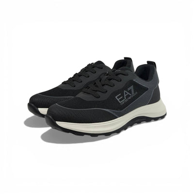 EA7 Emporio Armani Black Performance Sneakers 👟🔥 Luxury Sport Running Shoes – Modern Comfort Trainers ⚡🖤