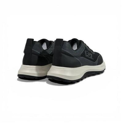 EA7 Emporio Armani Black Performance Sneakers 👟🔥 Luxury Sport Running Shoes – Modern Comfort Trainers ⚡🖤