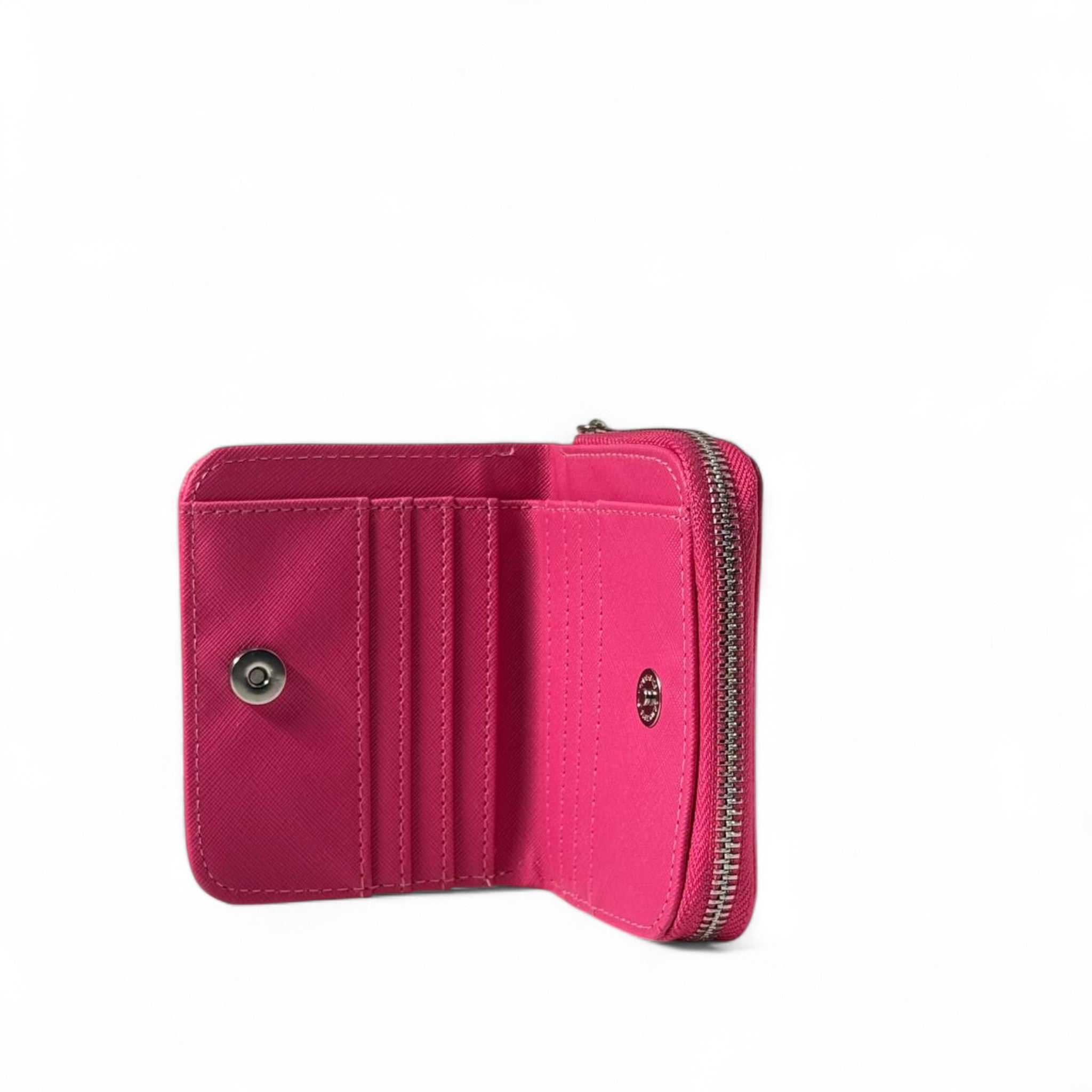 💖 Karl Lagerfeld Pink Wallet – Studded Multicolor KARL PARIS Logo 🌈✨
