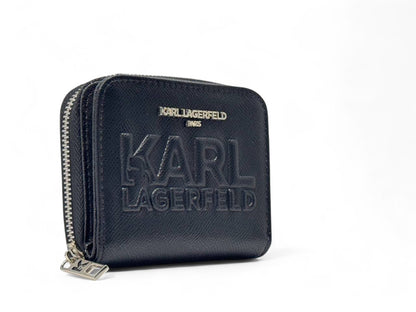 🖤 Karl Lagerfeld Black Wallet – Embossed Logo Edition 🔒✨