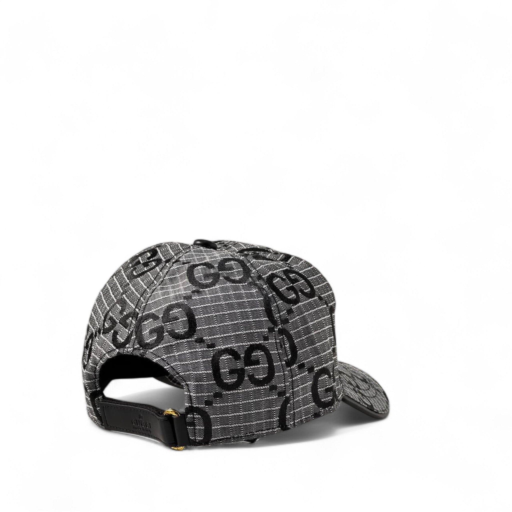 Gucci Black GG Monogram Baseball Cap 🖤🧢