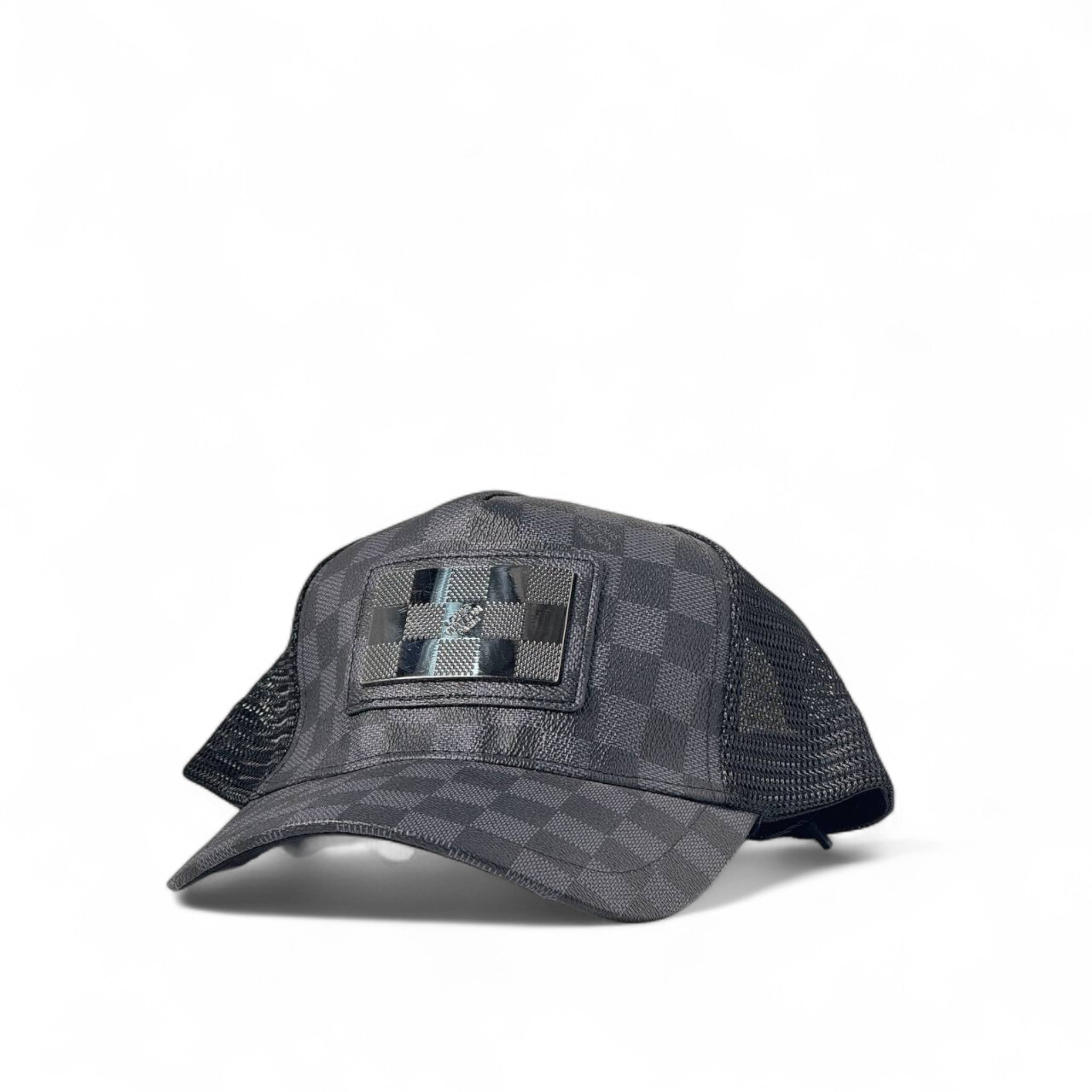 Louis Vuitton Damier Mesh Cap 🖤 Iconic Black Checkered Style