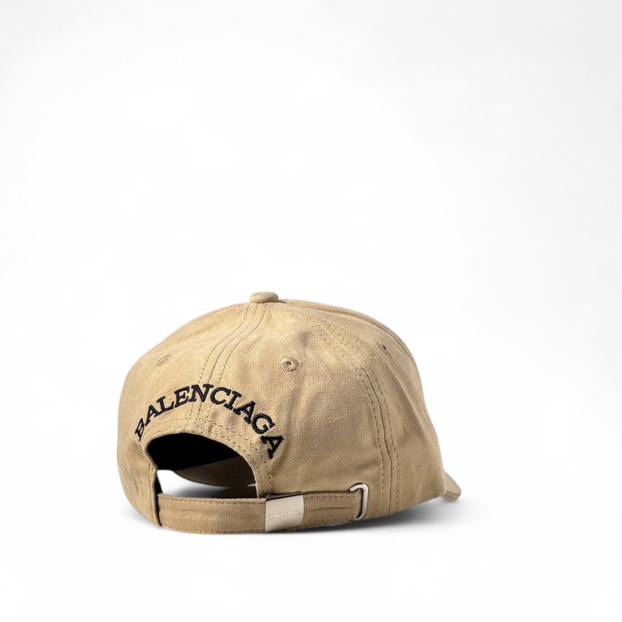 Balenciaga Beige Suede Cap 🏷️ Minimal Luxe Essential