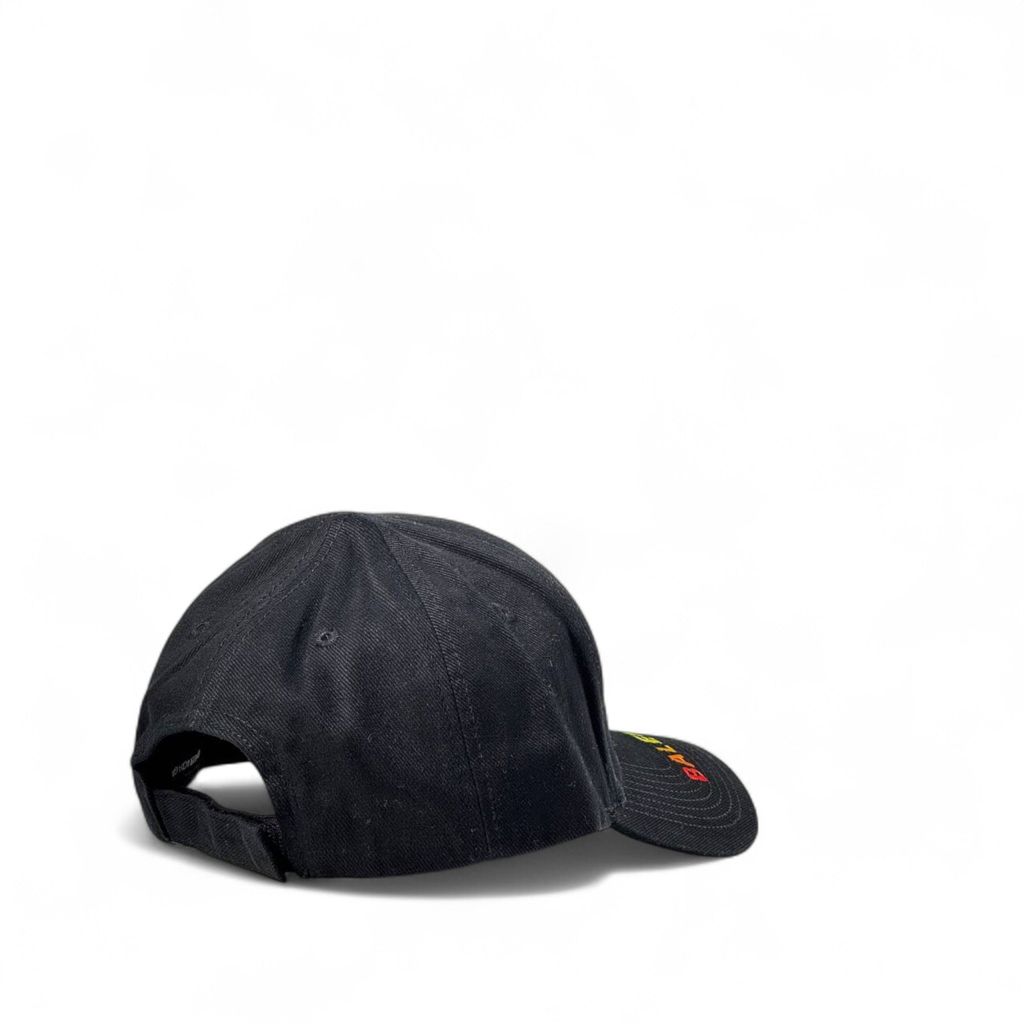 🧢 Balenciaga Rainbow Logo Cap – Bold Pride Edition 🌈🖤