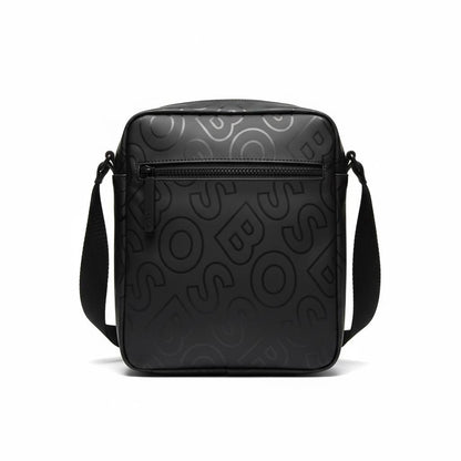 🖤 BOSS Logo Crossbody Bag – Sleek Black Designer Messenger Bag