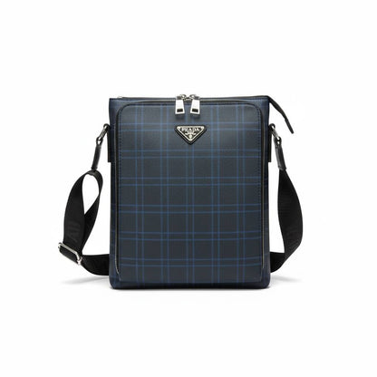 🖤 Prada Plaid Crossbody Bag – Luxury Designer Shoulder Messenger Bag