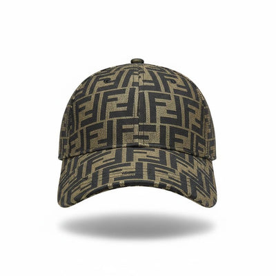 🤎 Fendi FF Monogram Baseball Cap – gold Luxury Designer Hat