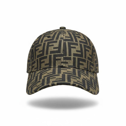🤎 Fendi FF Monogram Baseball Cap – gold Luxury Designer Hat