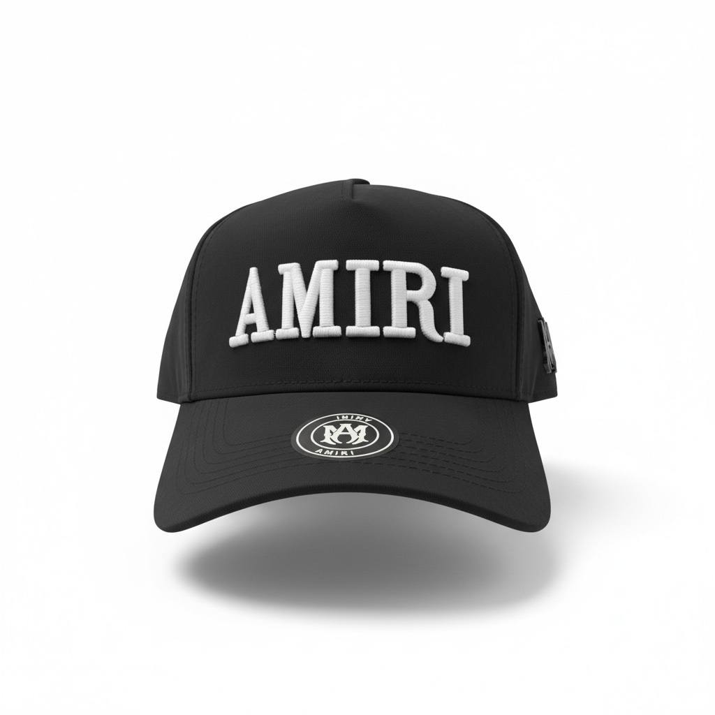🖤 AMIRI Logo Baseball Cap – Black Luxury Streetwear Designer Hat