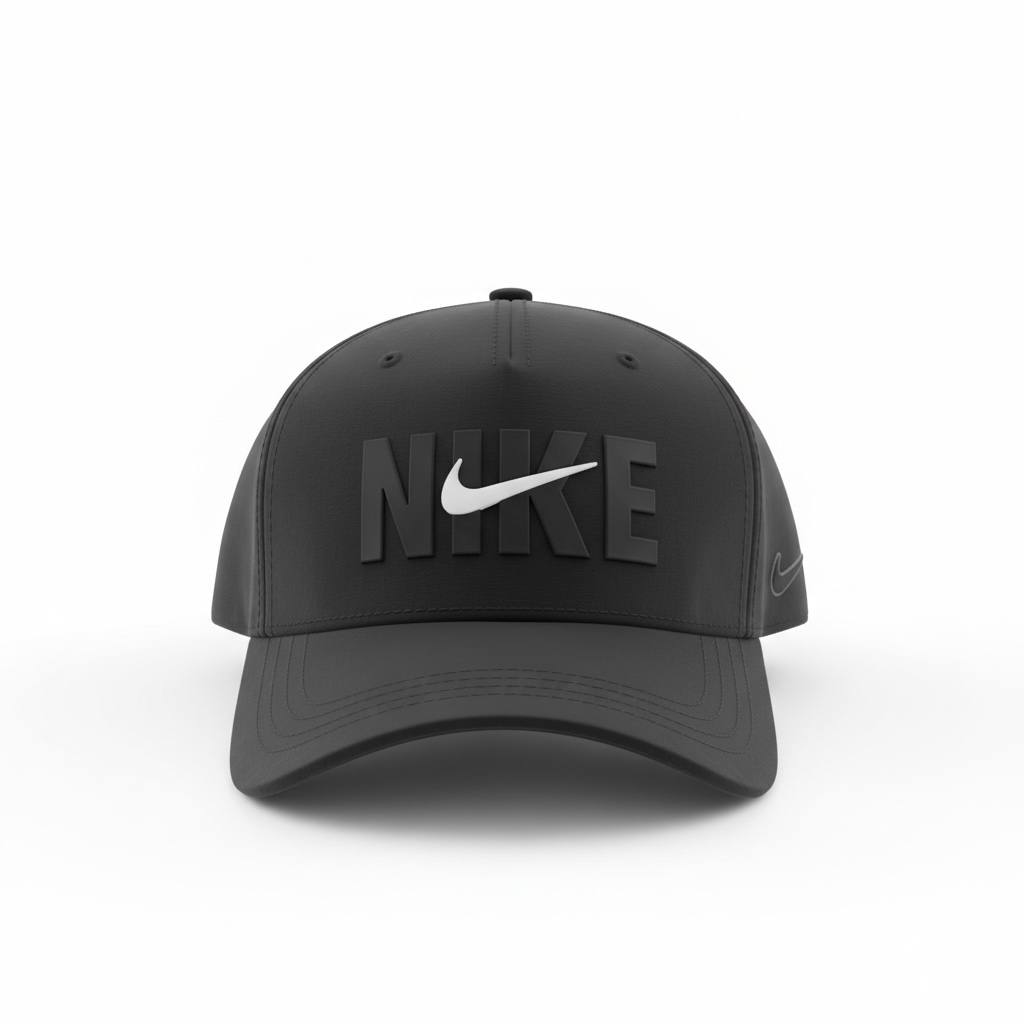 🖤 Nike Black Minimal Logo Baseball Cap – Classic Sport Style Hat