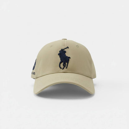 🐎 Polo Ralph Lauren Classic Logo Baseball Cap – Beige Cotton Hat