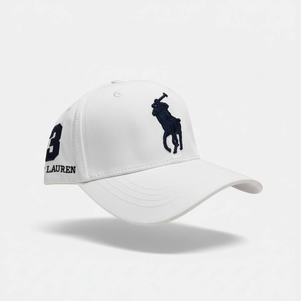 🤍 Polo Ralph Lauren Classic White Pony Cap – Premium Baseball Hat