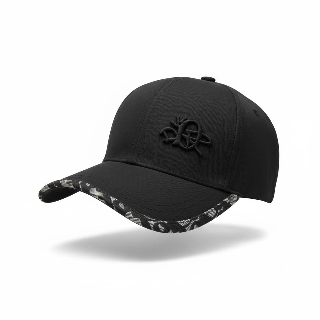 Dior Black Designer Cap 🧢✨ Luxury Dior Baseball Hat – Premium Streetwear Style 🔥