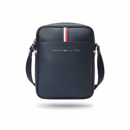 🎒 Tommy Hilfiger Navy Crossbody Bag – Classic Signature Stripe Edition 🇺🇸