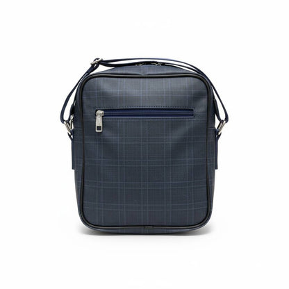 Lacoste Navy Check Crossbody Bag – Premium Messenger Shoulder Bag 🐊💙✨