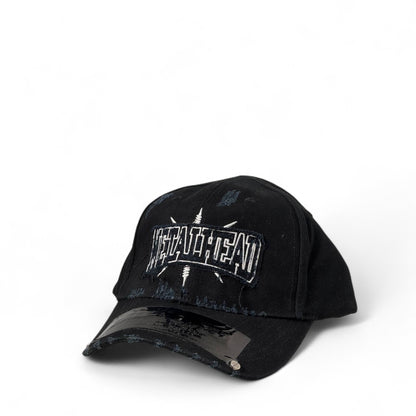 Balenciaga METALHEAD Cap 🖤 | Distressed Rock Luxe Edition
