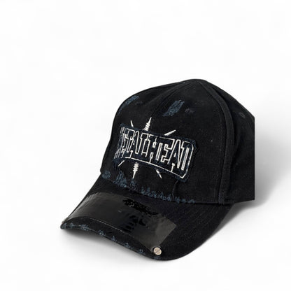Balenciaga METALHEAD Cap 🖤 | Distressed Rock Luxe Edition