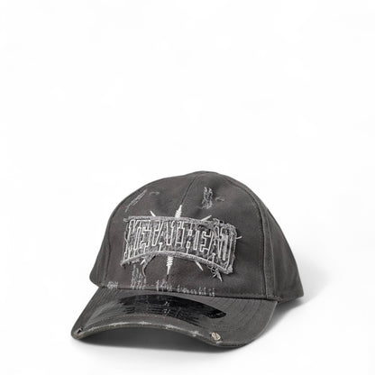 Balenciaga METALHEAD Grey Cap ⚙️ | Industrial Grunge Edition