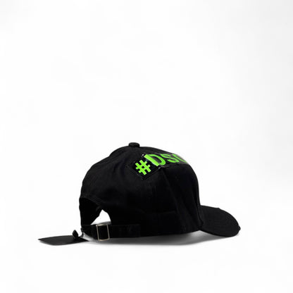 Dsquared2 Neon Logo Cap 🖤💚 | Gloss Strike Edition