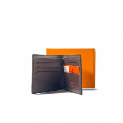 Hermès Brown Embossed Leather Wallet 🟤 | Iconic Parisian Craftsmanship