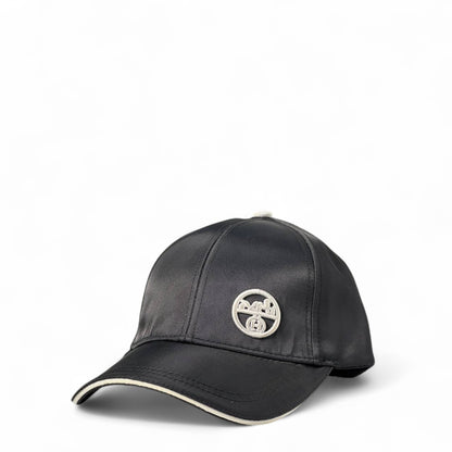 Hermès Black Satin Cap 🖤 Minimalist Parisian Luxury