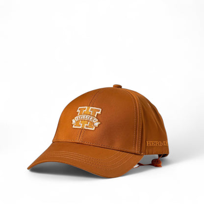 Hermès Sellerie Signature Cap 🧡 Orange Statement Luxury