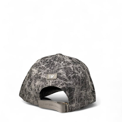 Emporio Armani Marble Crackle Cap ⚪🖤 | EA Vintage Texture Edition